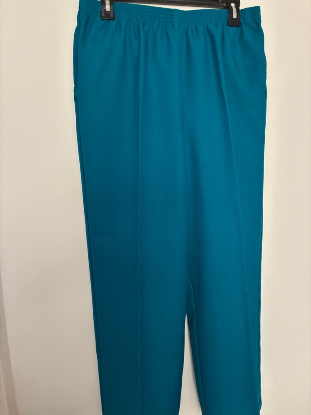Alfred Dunner Teal Straight Leg Pants